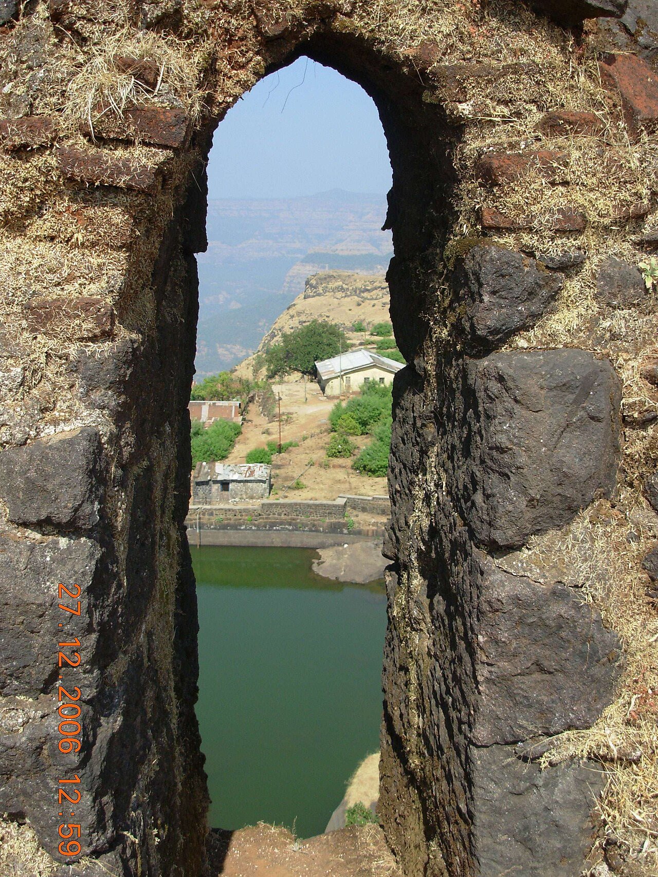 Gangasagar and Takmak Tok at Raigad Fort